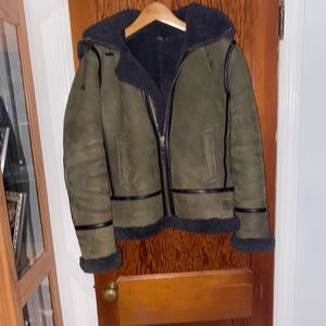 Overland sheepskin leather jacket.